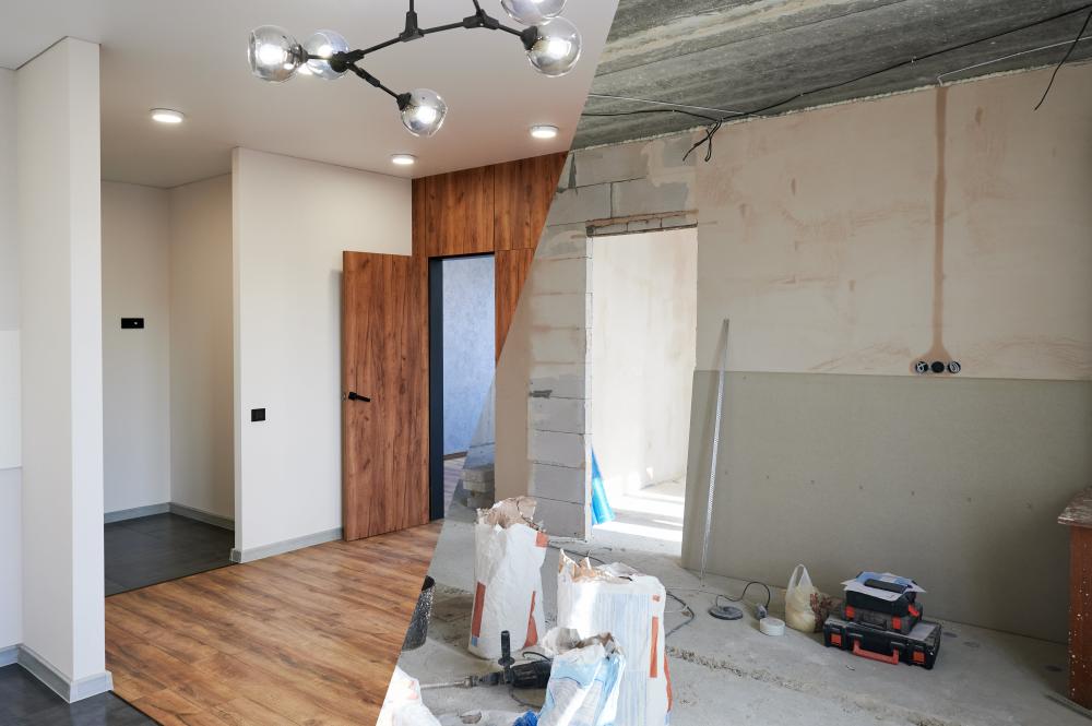 rénovation piéce a vivre